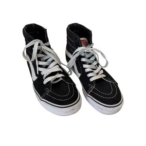 Vans Black White Sk8-Hi High Top Sneakers